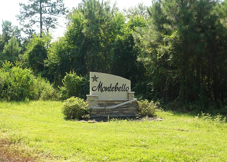 Colony Ridge Montebello Subdivision