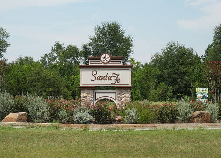 Colony Ridge Santa Fe Subdivision